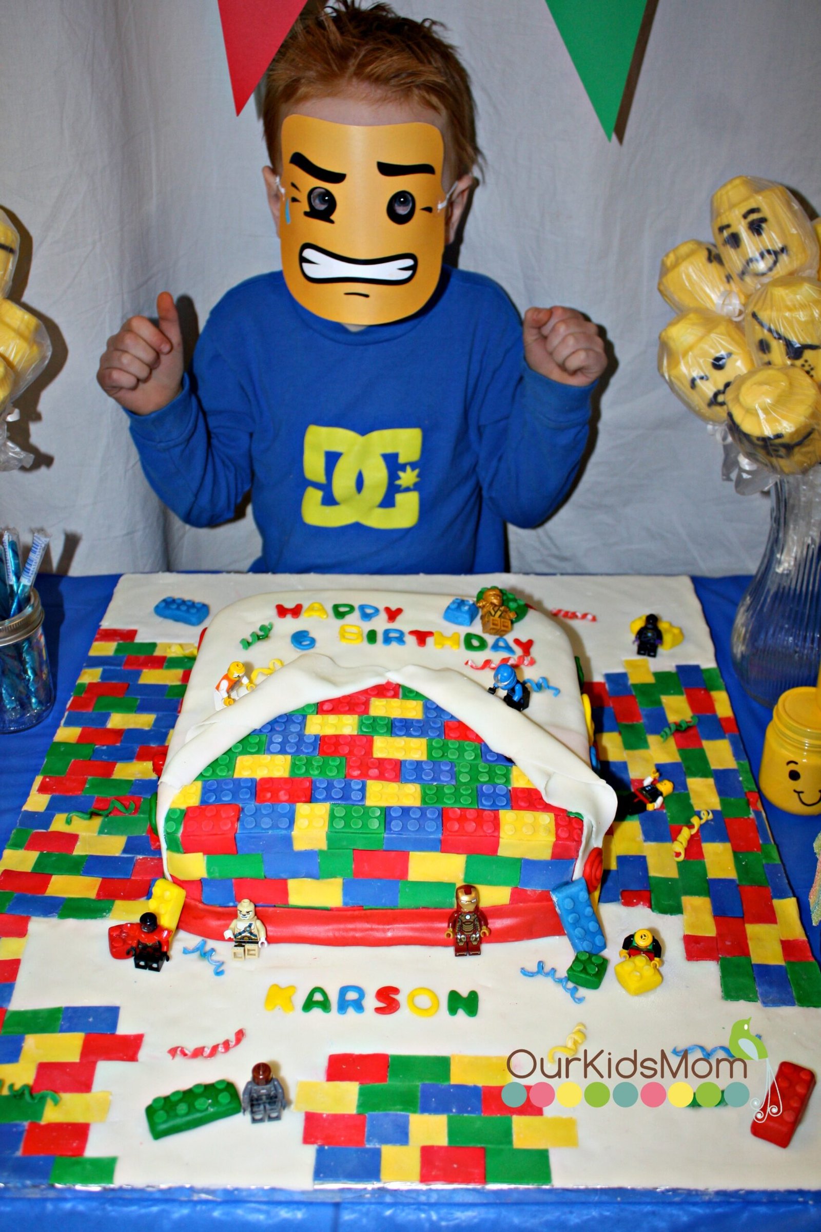 Karson with his Cake