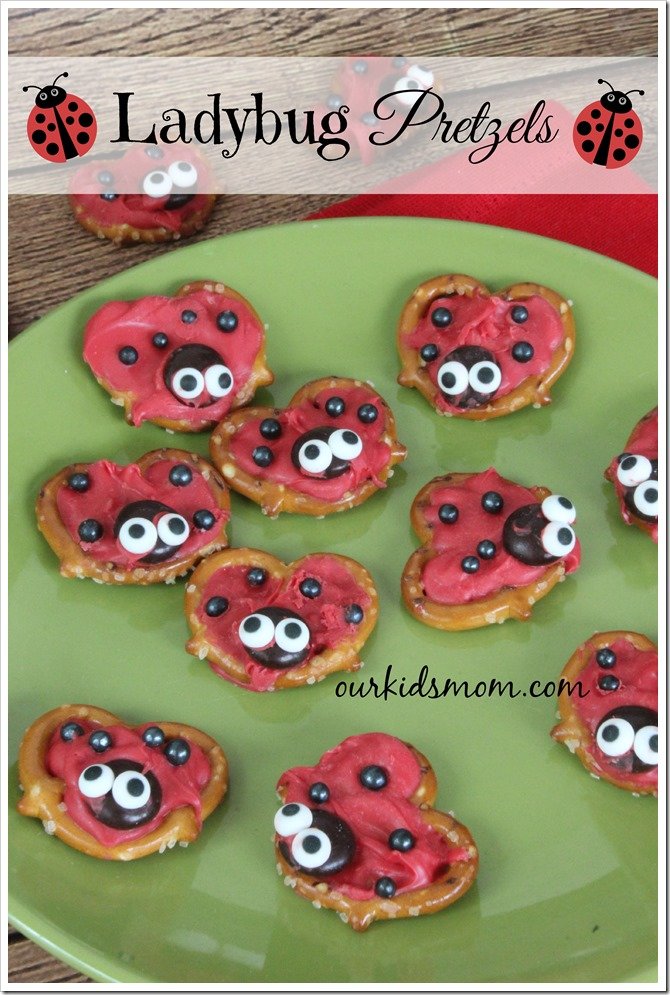 Finished Ladybug Pretzels