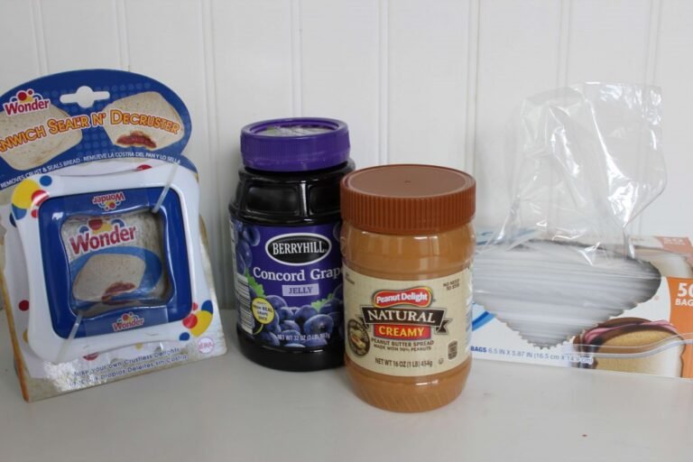 Homemade PB&J Uncrustables