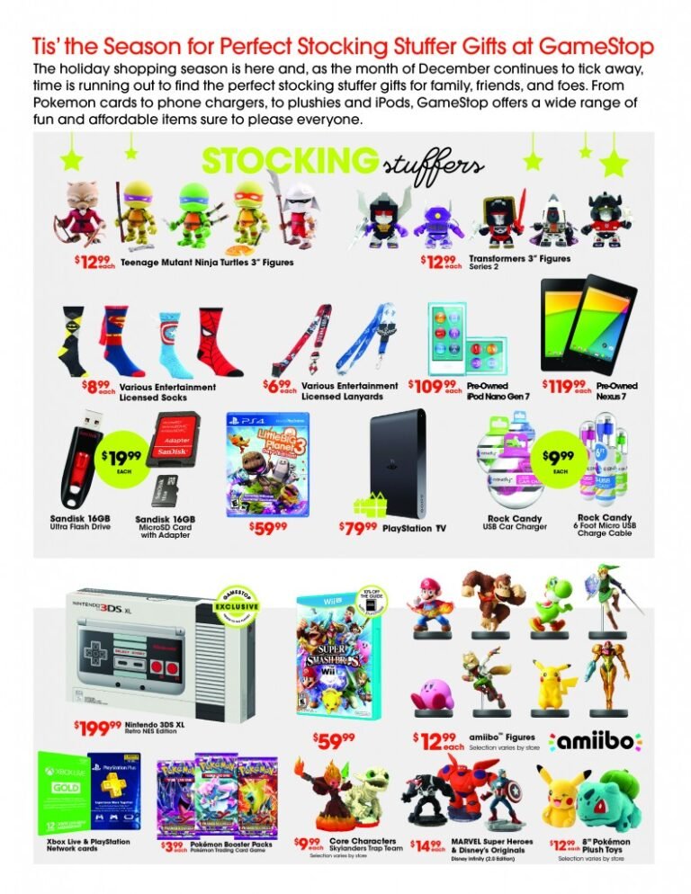 GameStop Holiday Promotions