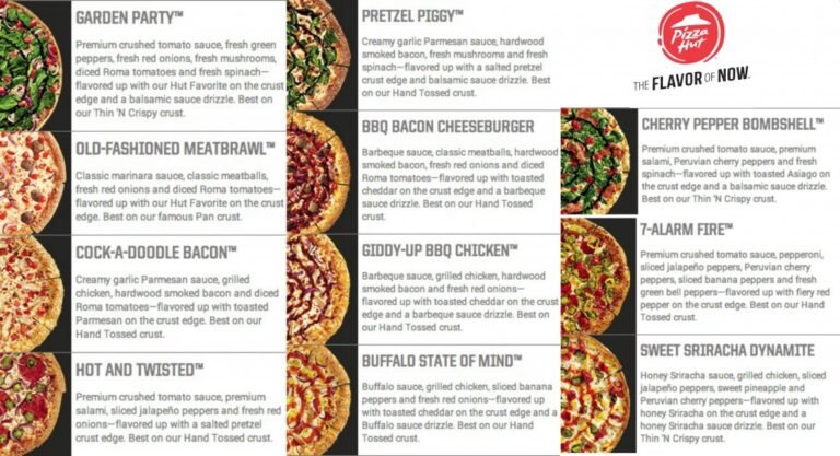 Pizza Hut Flavor of Now: Fresh Ingredients and Combinations