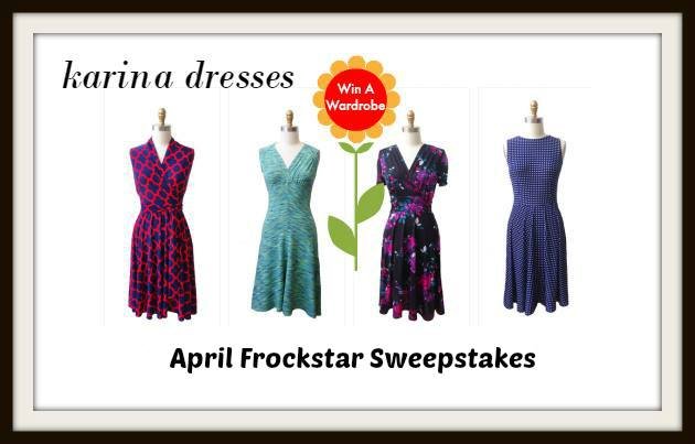 April Karina Frockstar Sweepstakes: Win $1,000 in Dresses by 4/15