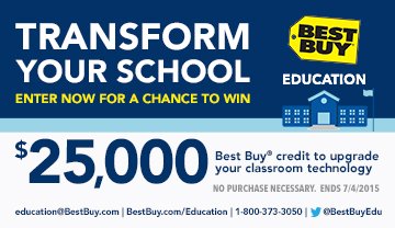 Win $25,000 Best Buy Credit Through Education!