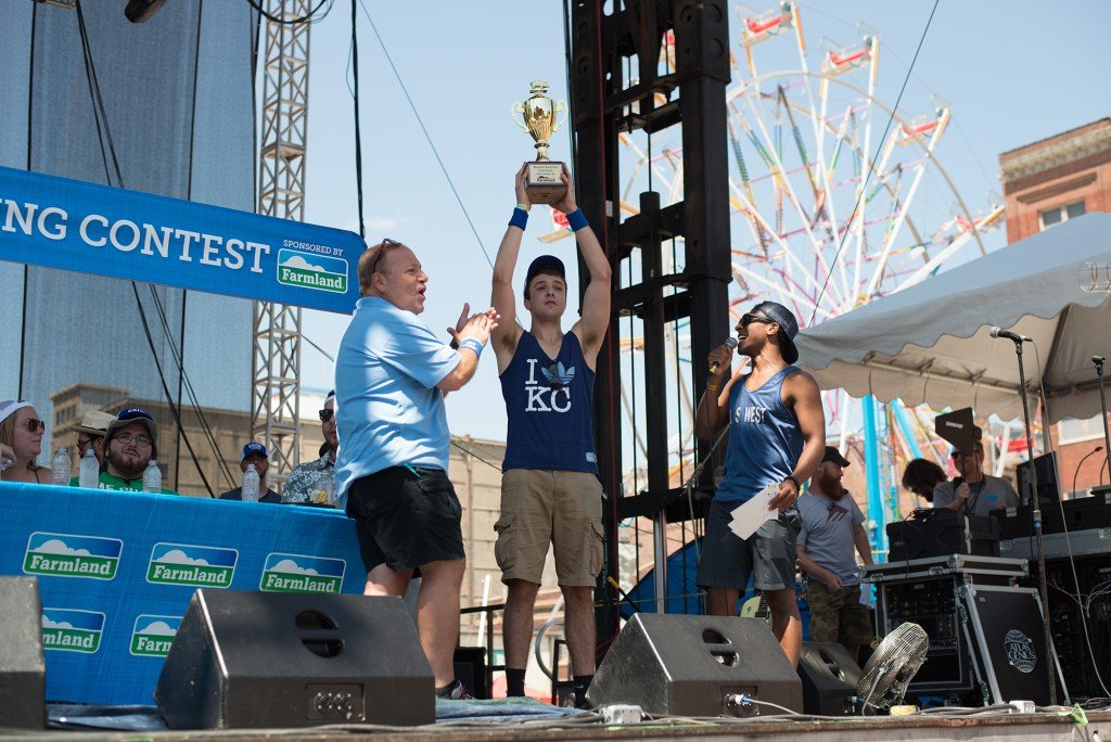 Bacon Eating Competition