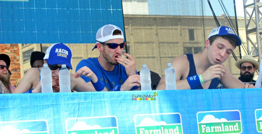 Bacon Eating Contest