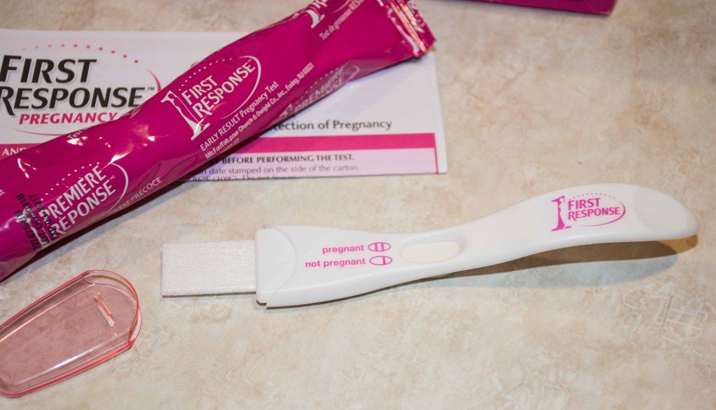 First Response pregnancy test results
