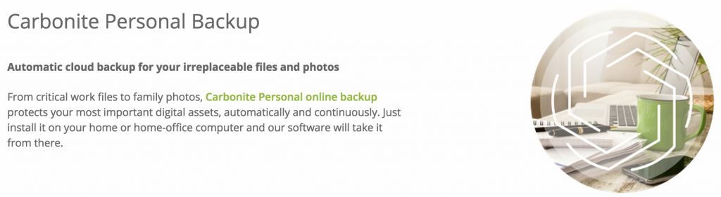 Cloud Backup Interface