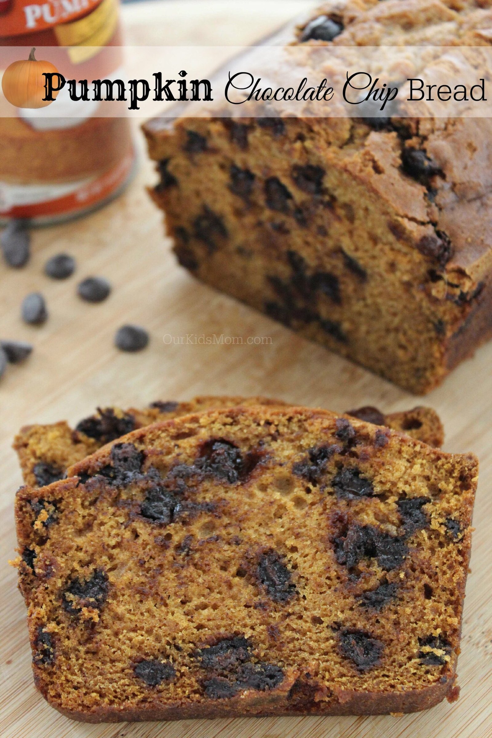 Pumpkin Chocolate Chip Bread