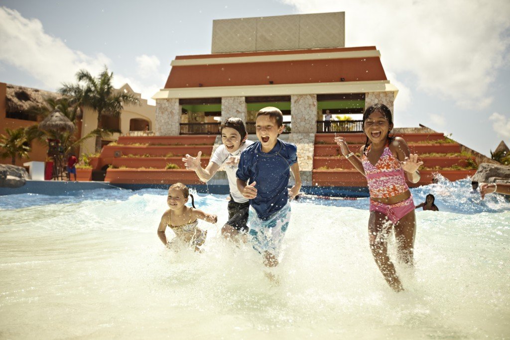 Family fun time at the resort