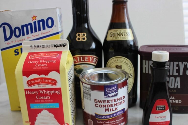 Baileys Guinness Chocolate Ripple No Churn Ice Cream