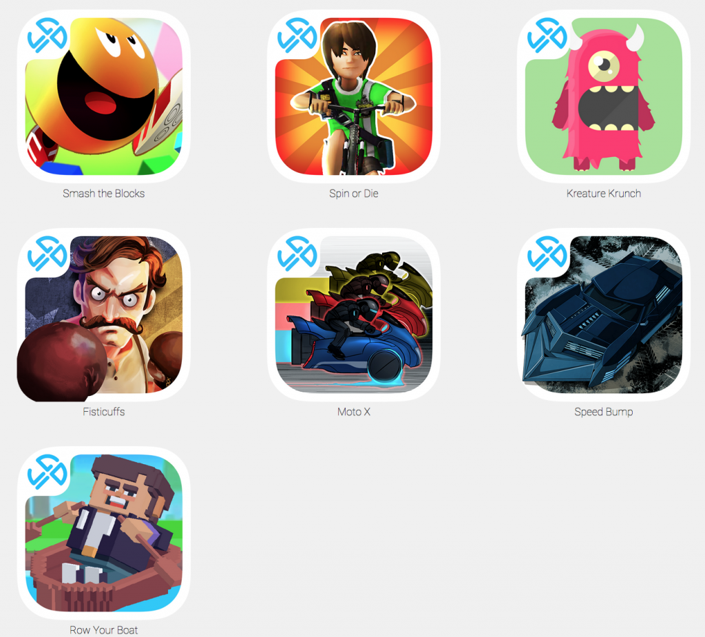 Goji Play app interface