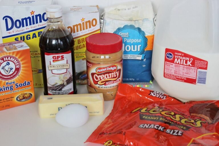 Peanut Butter Cup Blondies