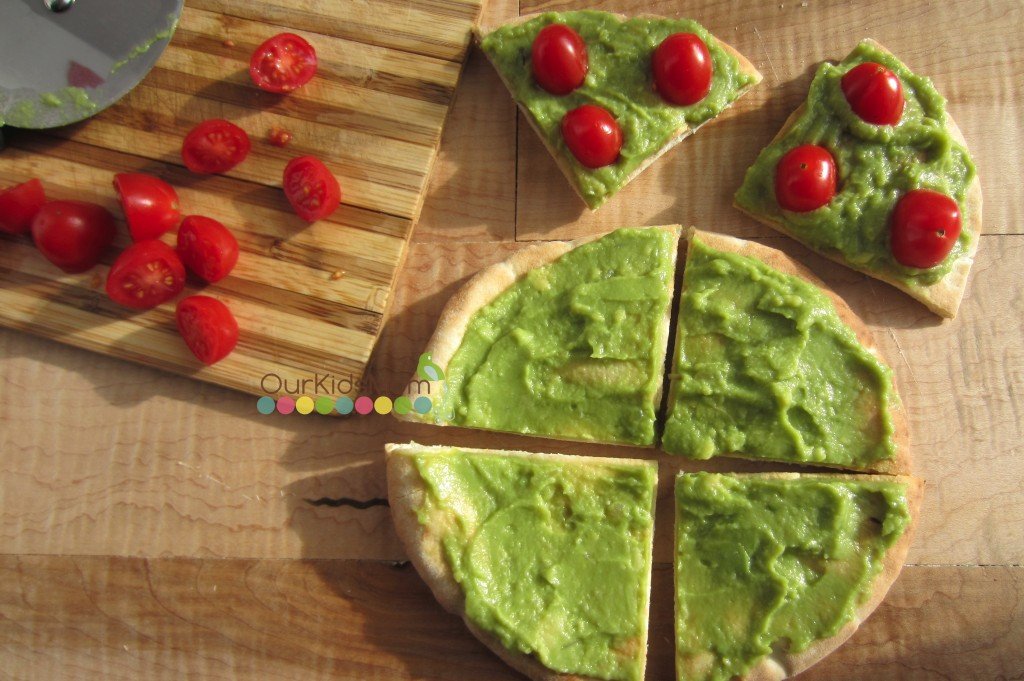 Pita Guacamole Christmas Tree Appetizer 3