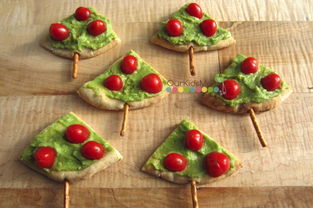 Pita Guacamole Christmas Tree Appetizer Final 4